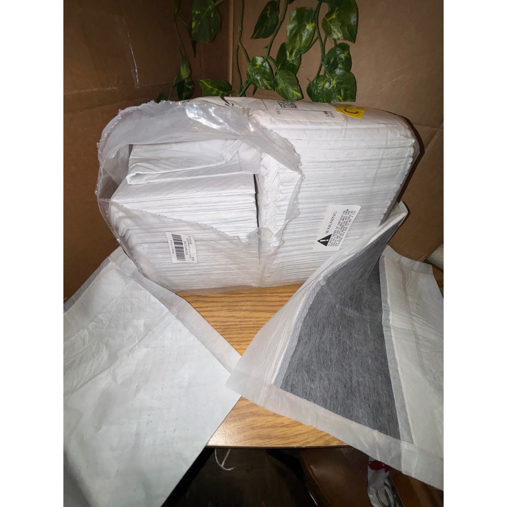 Disposable Carbon Puppy Training Pads Bulk Odor Control Leak Proof Pee Mats 50+
